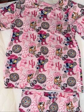 Custom bluey disco cowgirl outfit